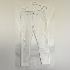 Articles Of Society White Skinny Jeans Distressed